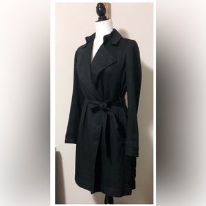 Aritzia Babaton Maximo Trench Coat Black